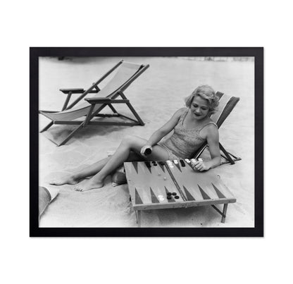 Beach Backgammon 1930s