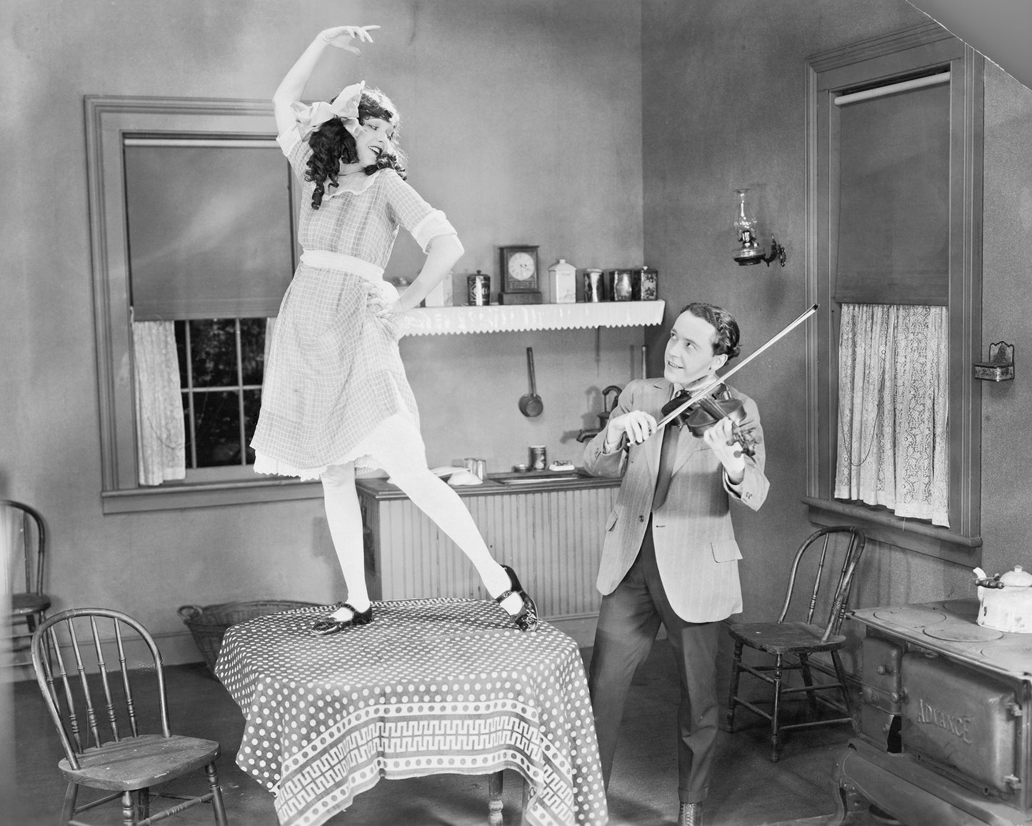 Violin Dance Scene 1920s