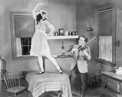 Violin Dance Scene 1920s