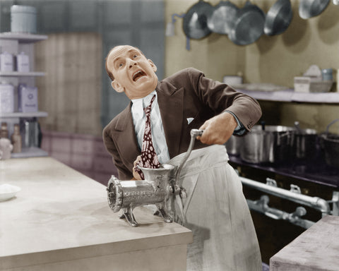 Meat Grinder Scene 1940s