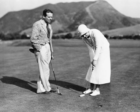 Golf Couple 1930