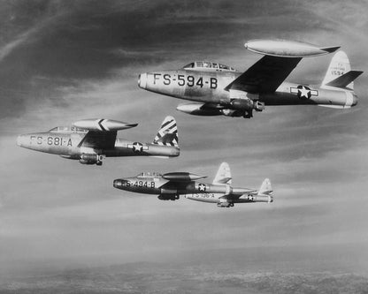 F-84 Thunderjets 1950