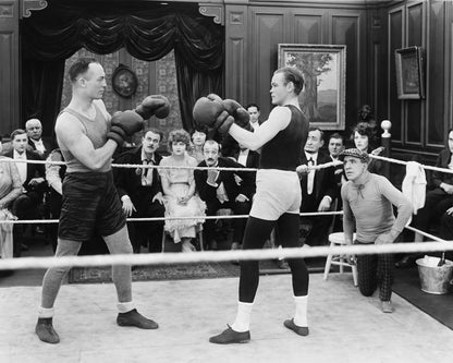 Vintage Boxing Match 1920s