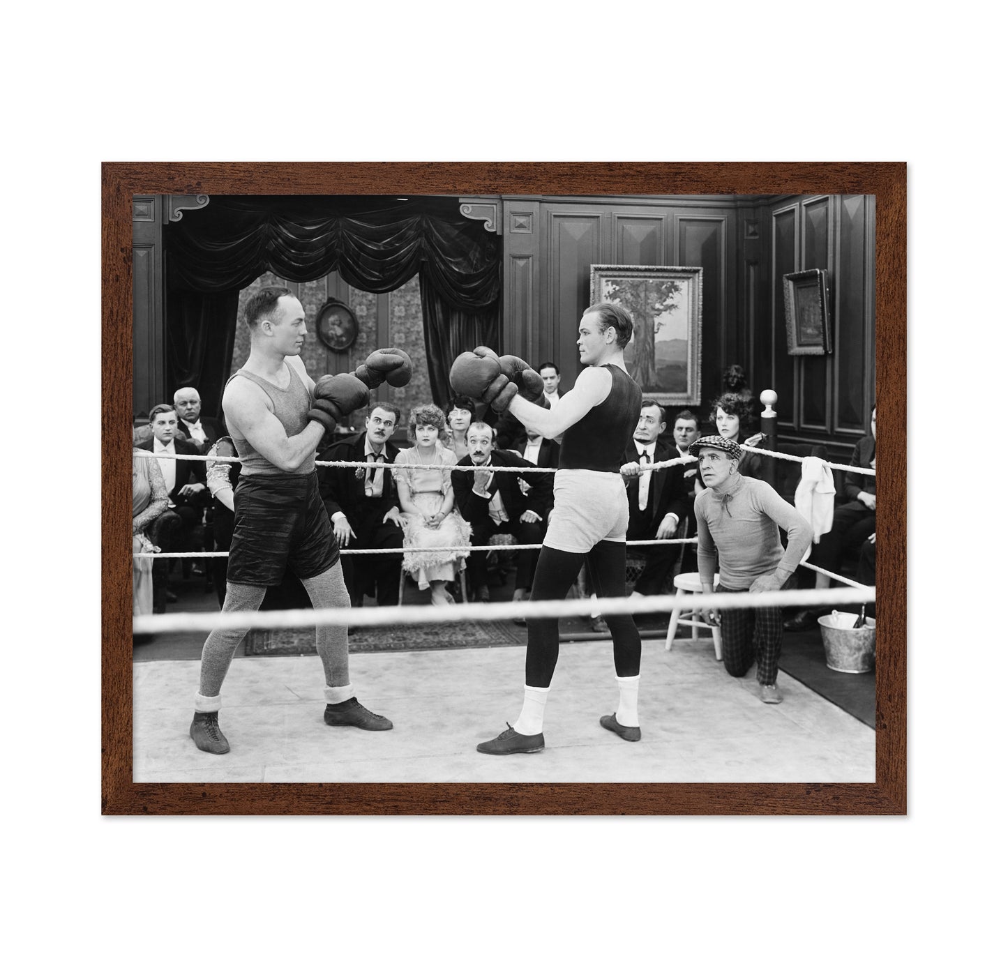Vintage Boxing Match 1920s