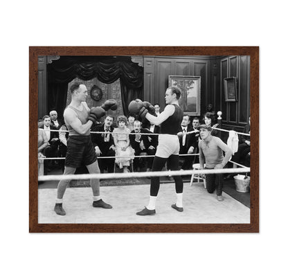 Vintage Boxing Match 1920s