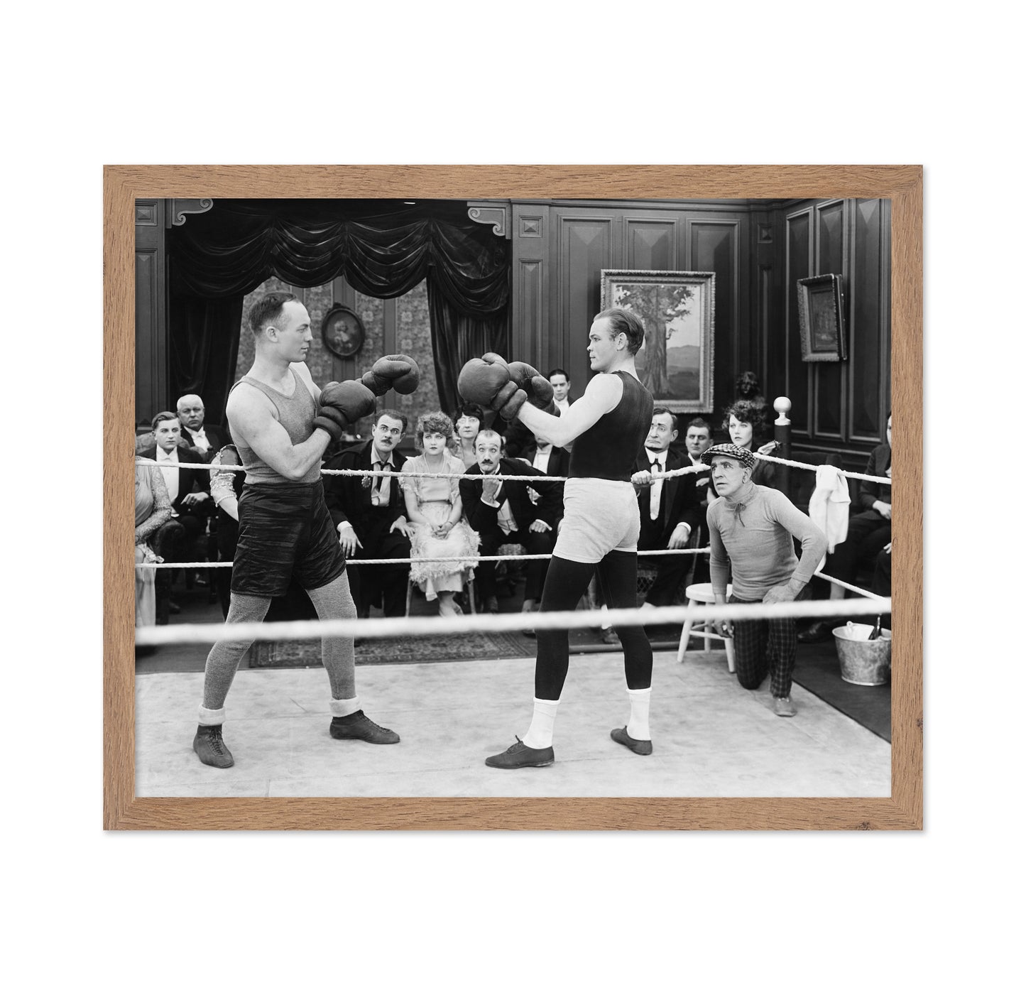 Vintage Boxing Match 1920s