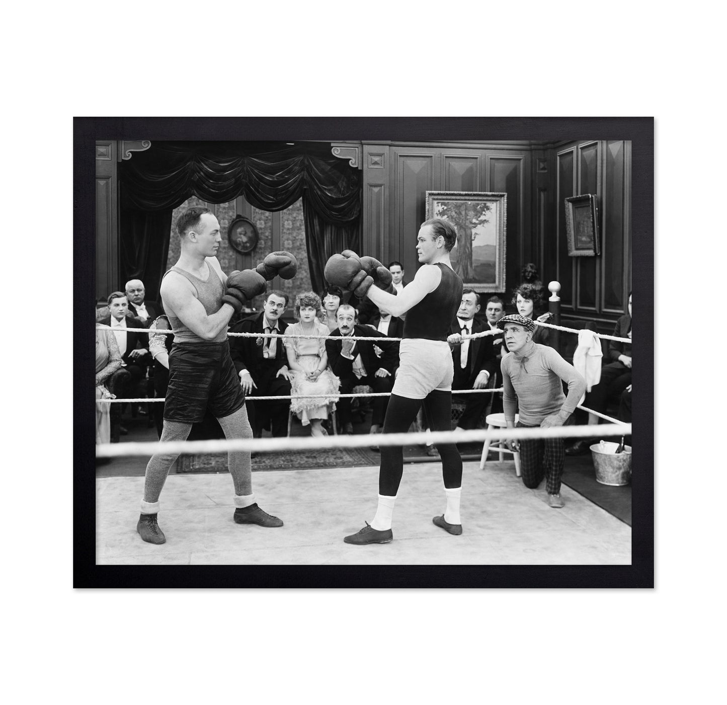 Vintage Boxing Match 1920s