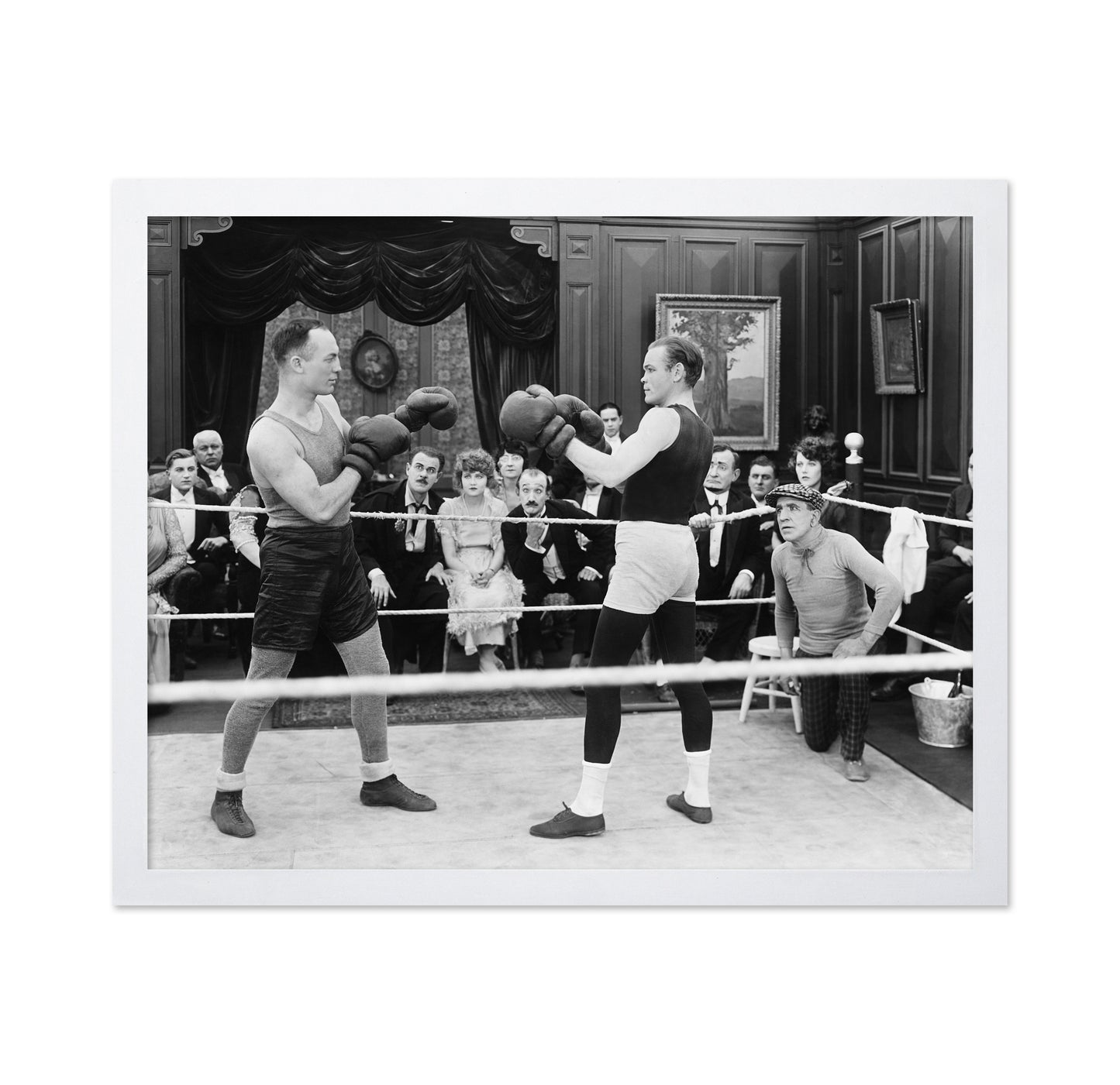 Vintage Boxing Match 1920s