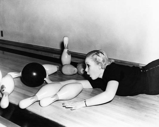 Bowling Woman 1930s