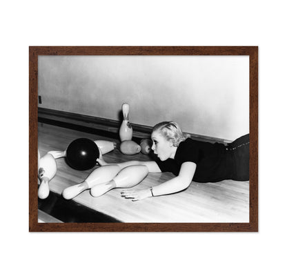 Bowling Woman 1930s