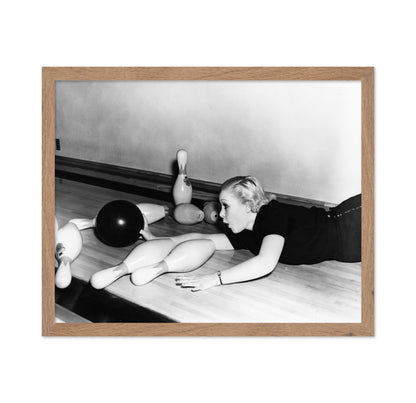 Bowling Woman 1930s
