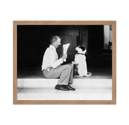 Man & Dog 1930s