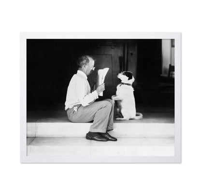 Man & Dog 1930s