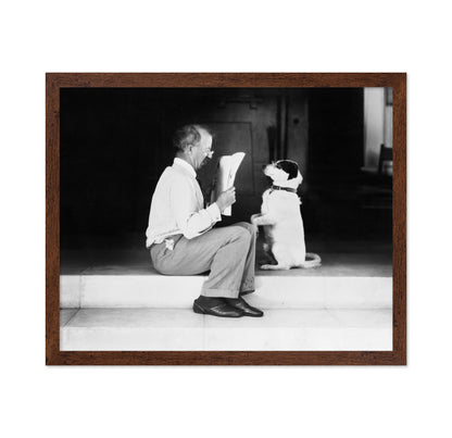 Man & Dog 1930s
