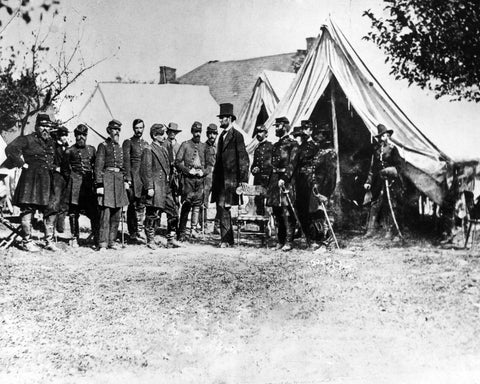 Lincoln At Antietam 1862