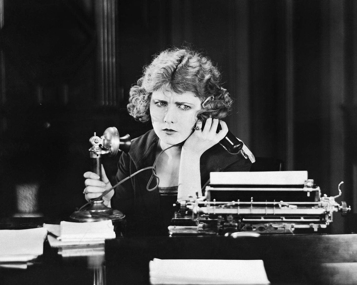 Woman On Telephone 1920s