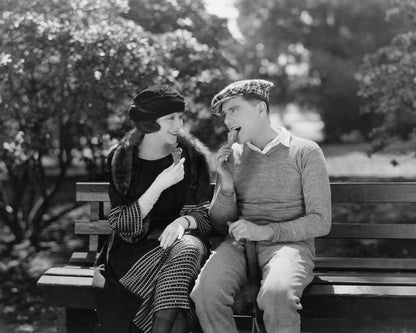 Ice Cream Couple 1920s