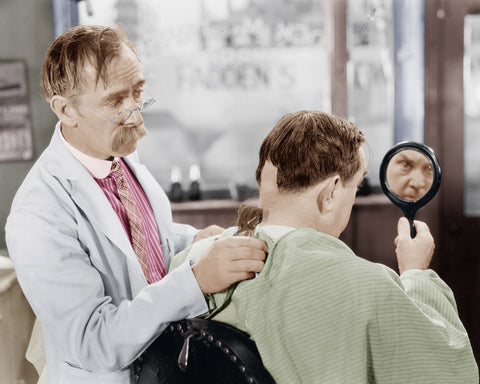 Barber Mishap 1930s
