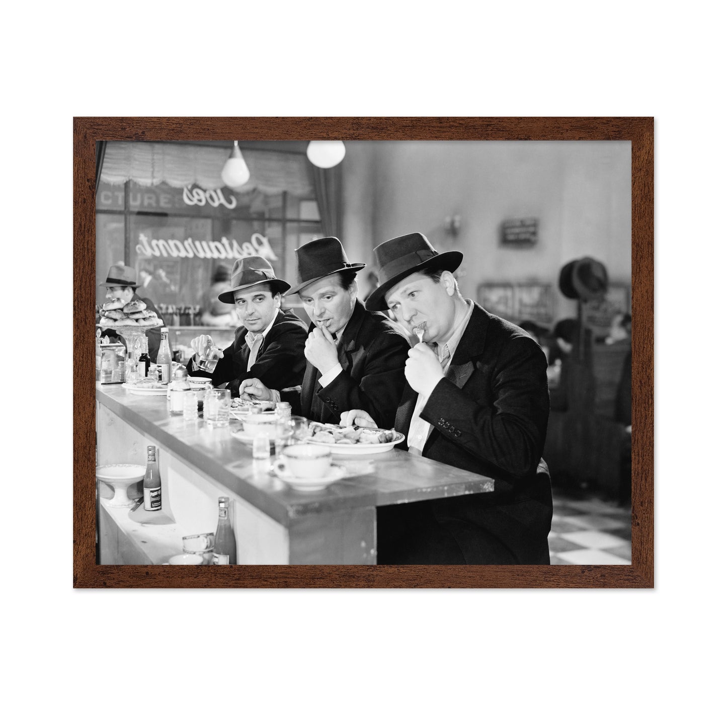Diner Scene 1940s
