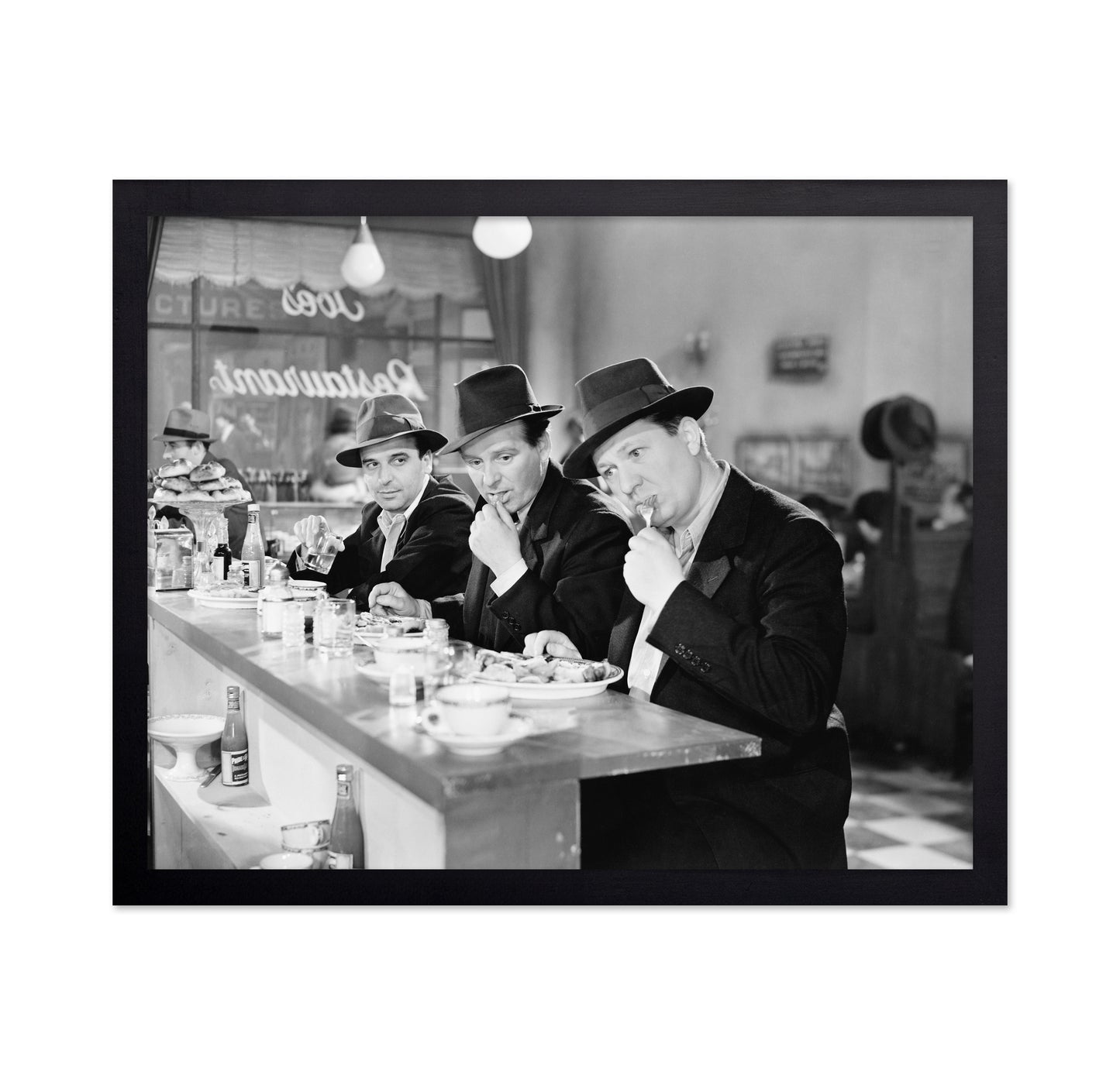 Diner Scene 1940s