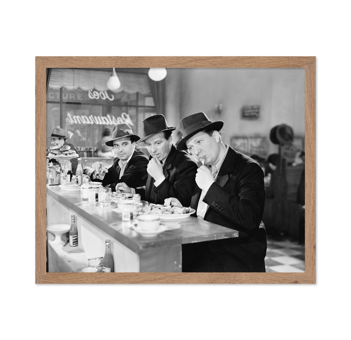 Diner Scene 1940s