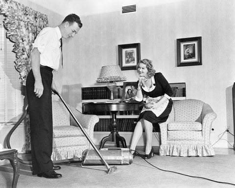 Vacuum Cleaner Demo 1955