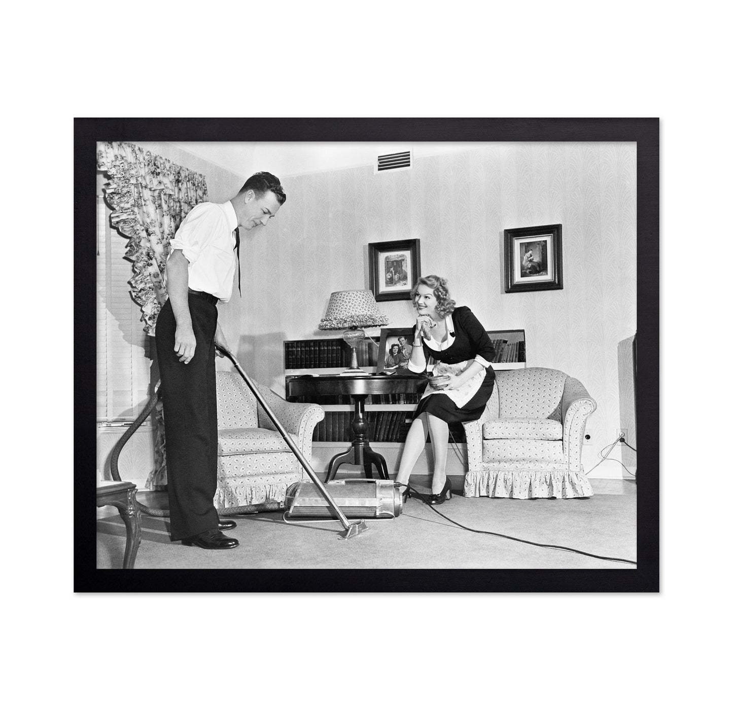 Vacuum Cleaner Demo 1955