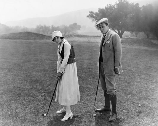 Golf Couple 1920s