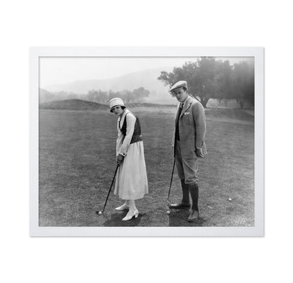 Golf Couple 1920s