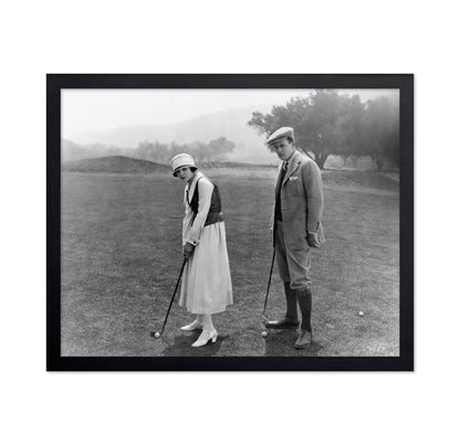 Golf Couple 1920s