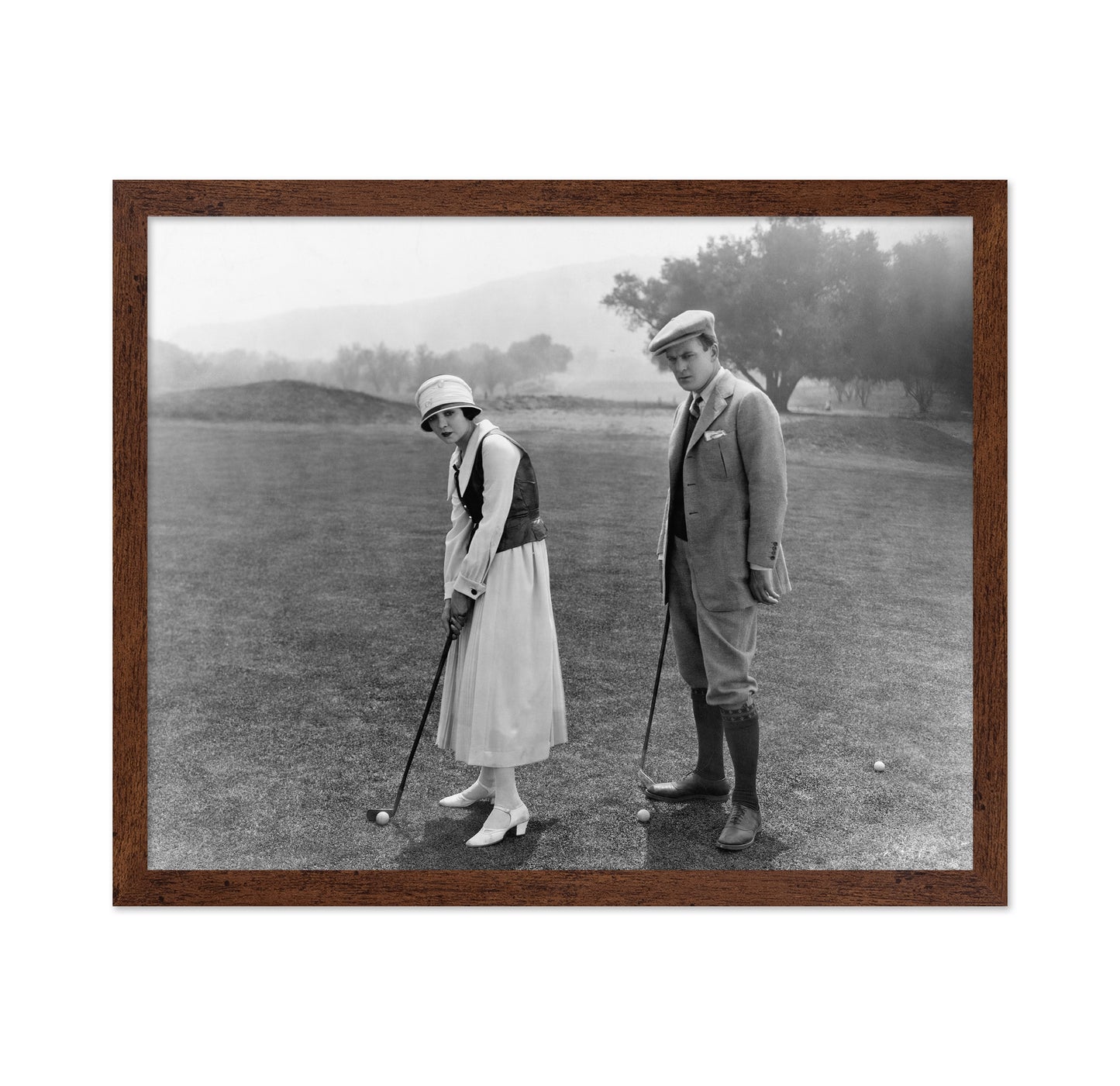 Golf Couple 1920s