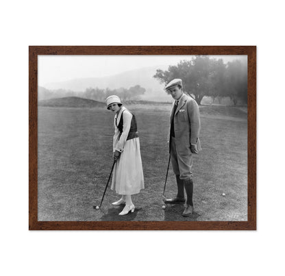 Golf Couple 1920s