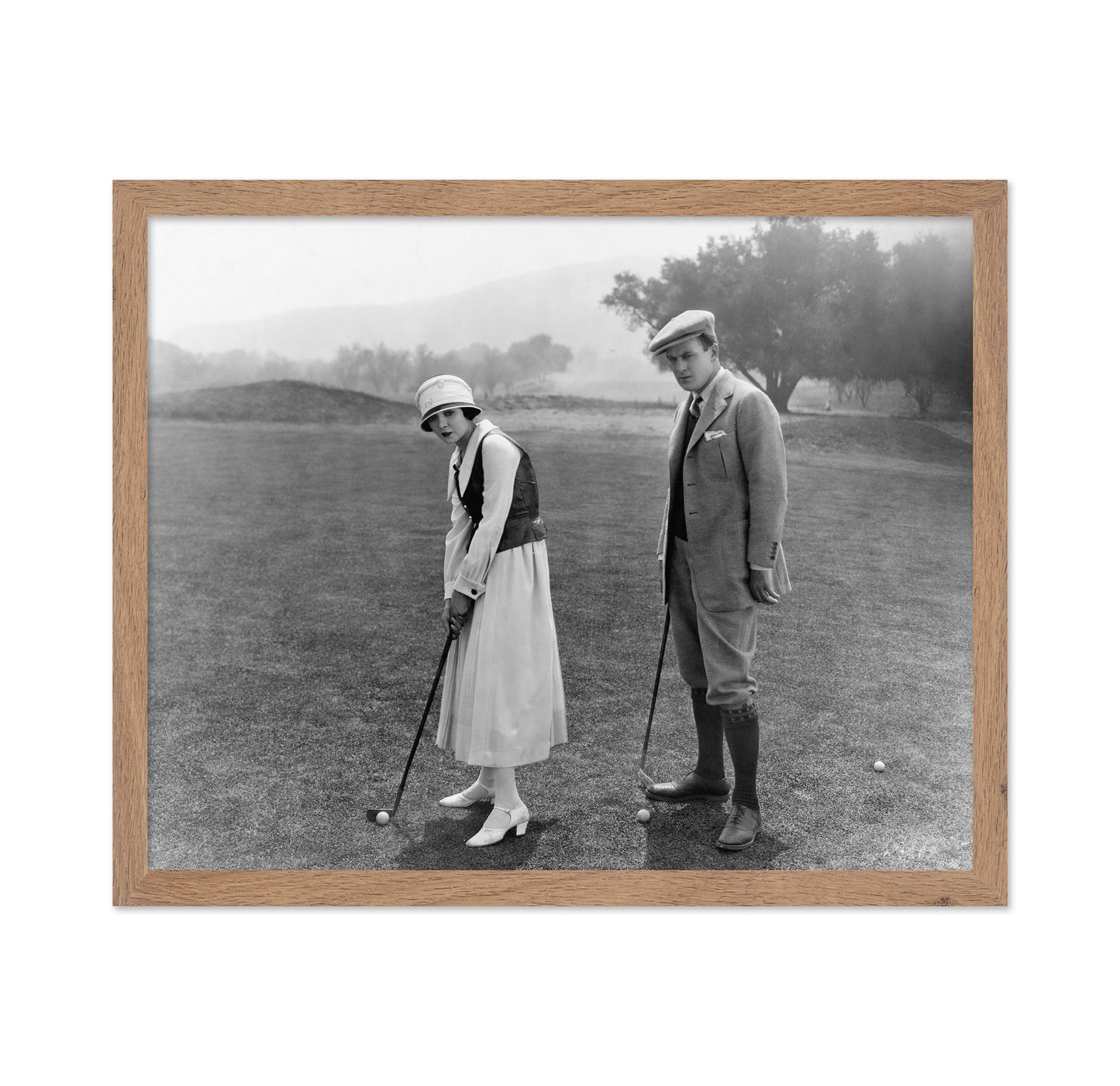 Golf Couple 1920s