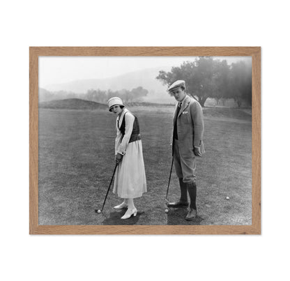 Golf Couple 1920s