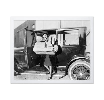 Vintage Shopping Scene