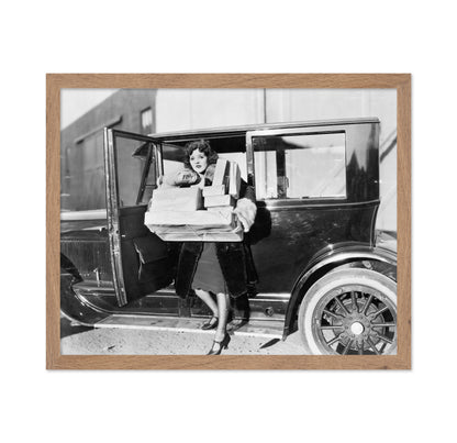 Vintage Shopping Scene