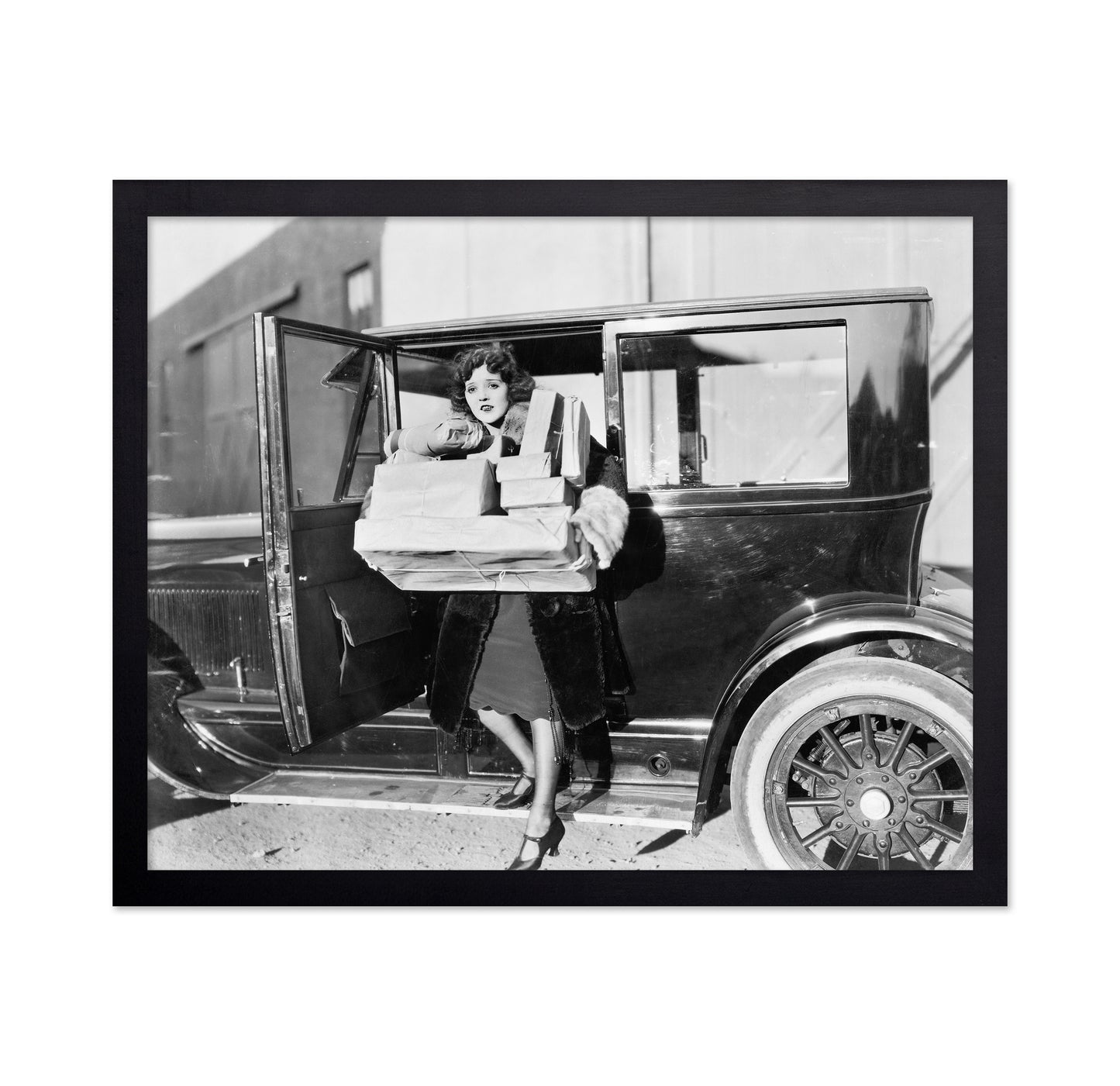 Vintage Shopping Scene