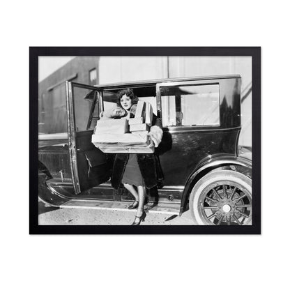 Vintage Shopping Scene