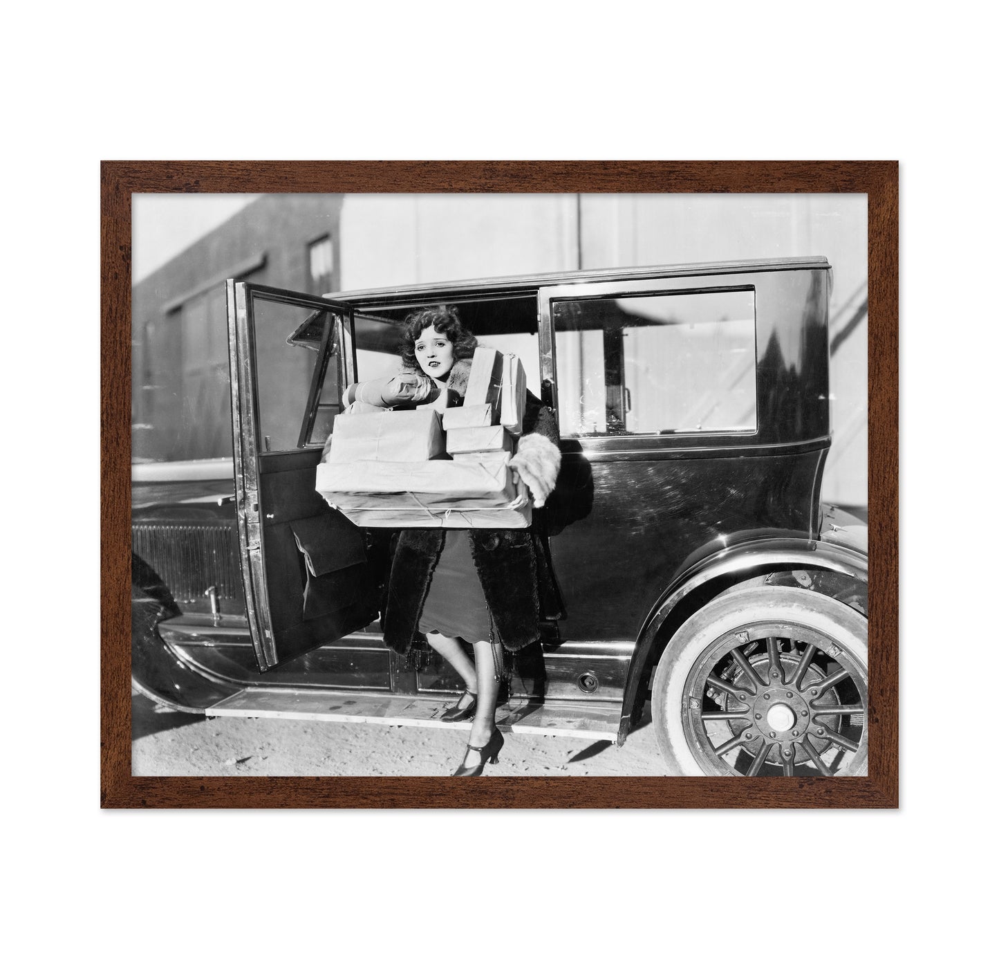 Vintage Shopping Scene
