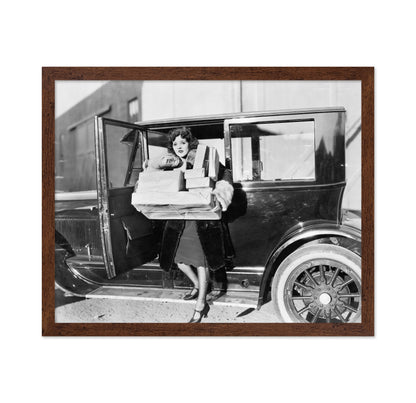 Vintage Shopping Scene