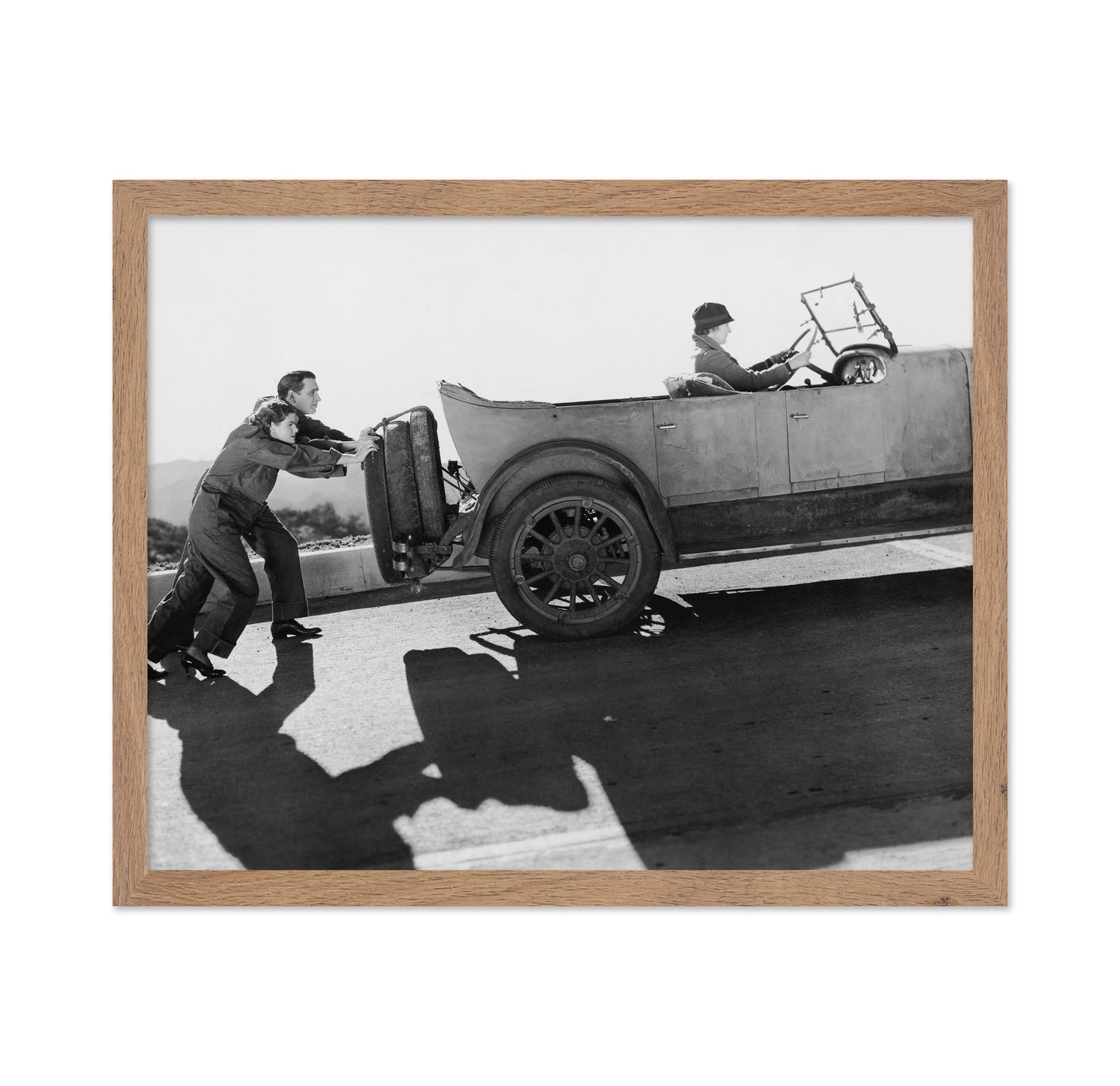 Car Uphill Push 1930