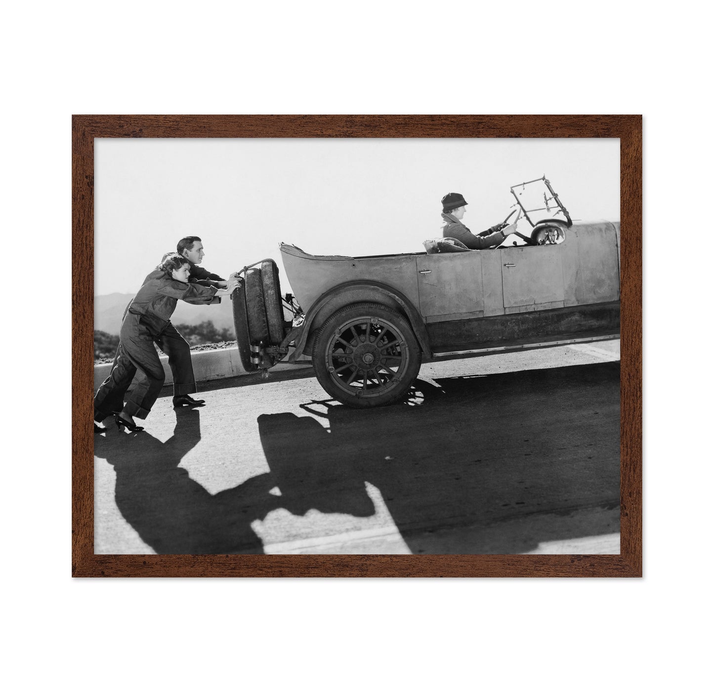 Car Uphill Push 1930