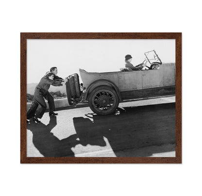 Car Uphill Push 1930