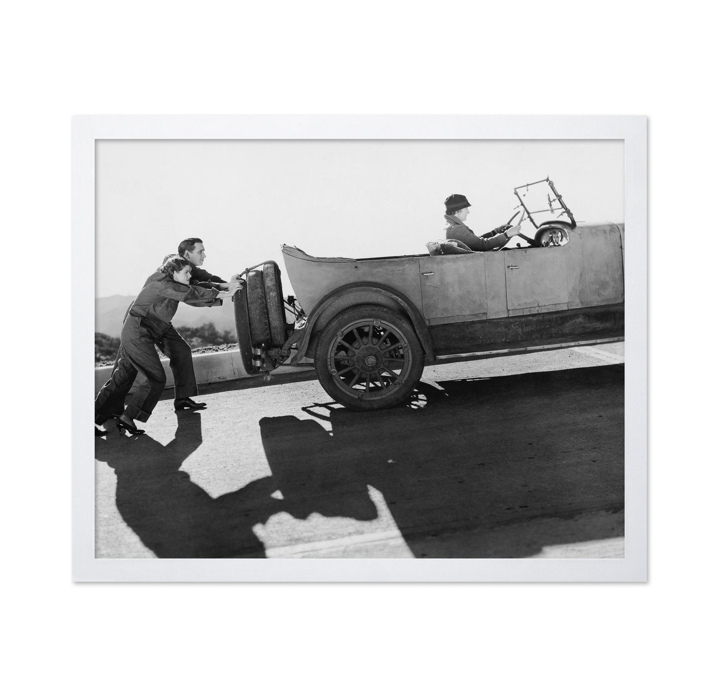Car Uphill Push 1930