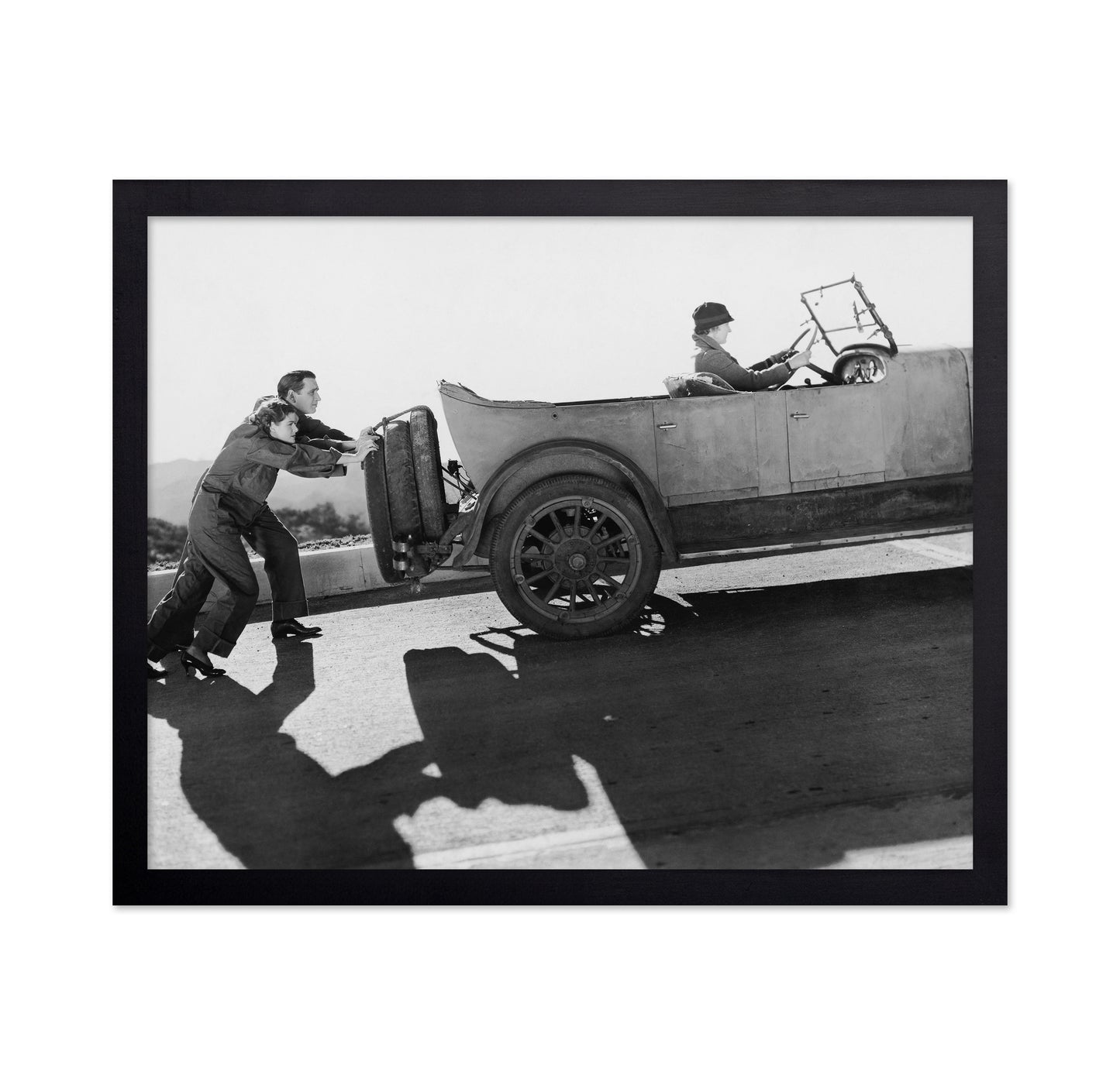 Car Uphill Push 1930