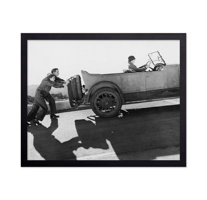 Car Uphill Push 1930
