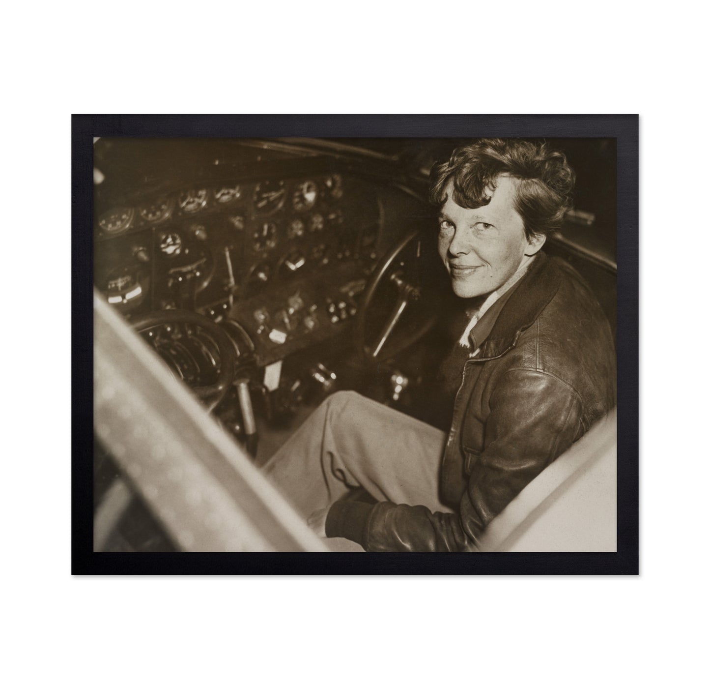 Earhart Cockpit 1936