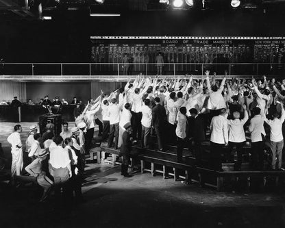 Traders Exchange Crowd