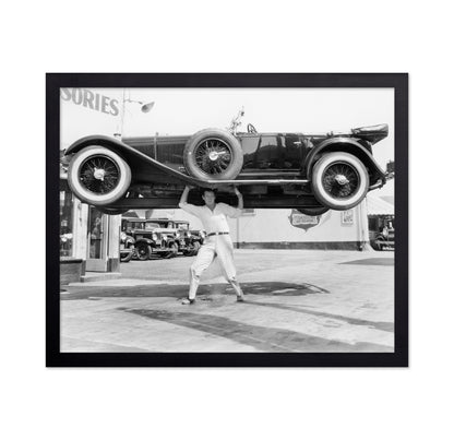 Car Lift Stunt 1930s