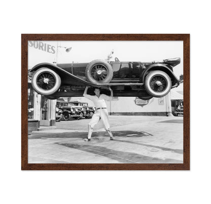 Car Lift Stunt 1930s